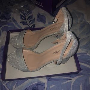 Silver heels